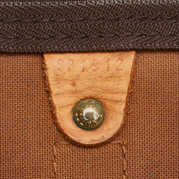ルイ ヴィトン モノグラム キーポル45 ボストンバッグ M41428 ブラウン PVC レザー レディース LOUIS VUITTON 【中古】