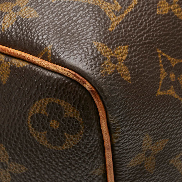 ルイ ヴィトン モノグラム キーポル45 ボストンバッグ M41428 ブラウン PVC レザー レディース LOUIS VUITTON 【中古】