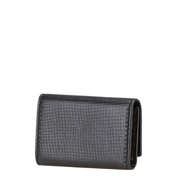 グッチ キーケース 6連 106659 ブラック レザー メンズ GUCCI 【中古】