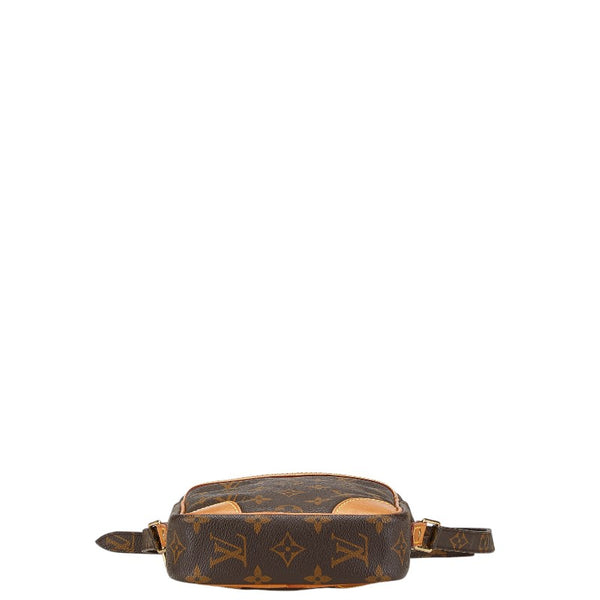ルイ ヴィトン モノグラム ダヌーブ 斜め掛け ショルダーバッグ M45266 ブラウン PVC レザー レディース LOUIS VUITTON 【中古】