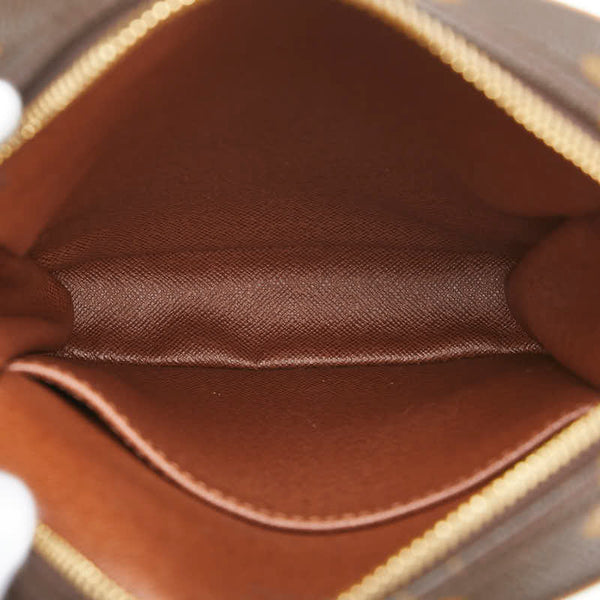 ルイ ヴィトン モノグラム ダヌーブ 斜め掛け ショルダーバッグ M45266 ブラウン PVC レザー レディース LOUIS VUITTON 【中古】
