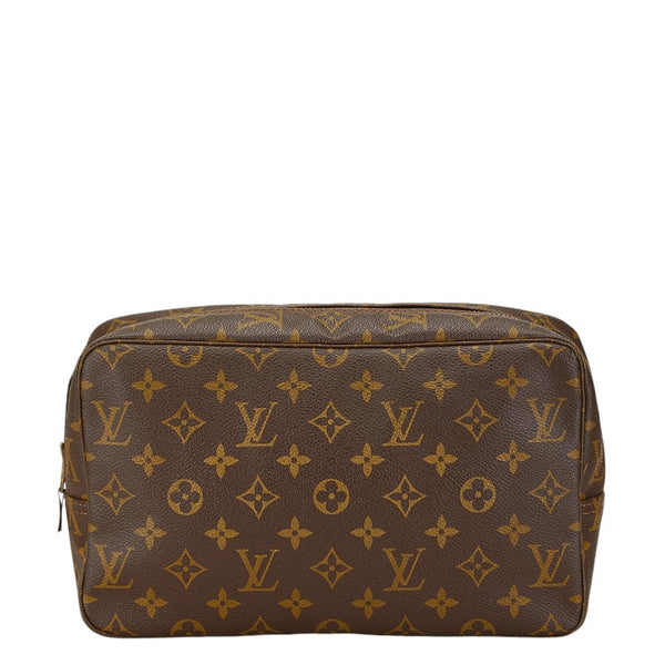 ルイ ヴィトン モノグラム トゥルーストワレット 28 セカンドバッグ クラッチバッグ M47522 ブラウン PVC レディース LOUIS VUITTON 【中古】