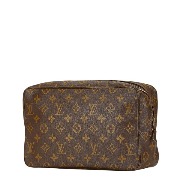 ルイ ヴィトン モノグラム トゥルーストワレット 28 セカンドバッグ クラッチバッグ M47522 ブラウン PVC レディース LOUIS VUITTON 【中古】