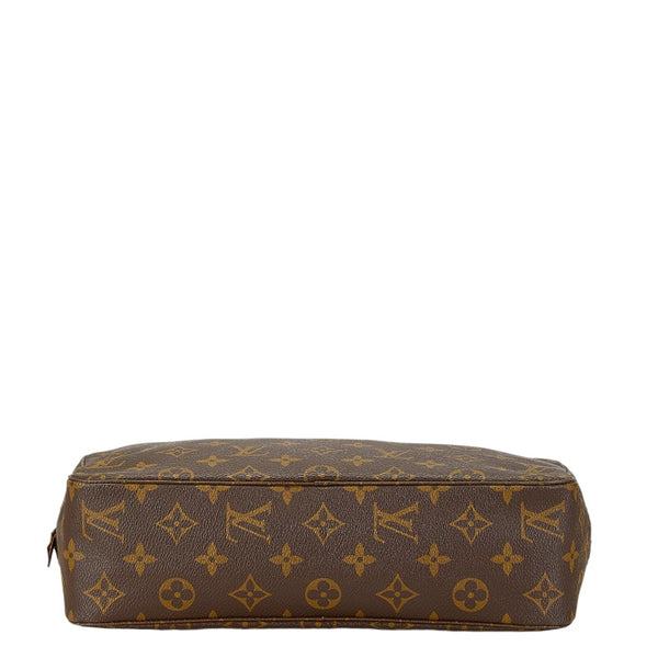 ルイ ヴィトン モノグラム トゥルーストワレット 28 セカンドバッグ クラッチバッグ M47522 ブラウン PVC レディース LOUIS VUITTON 【中古】