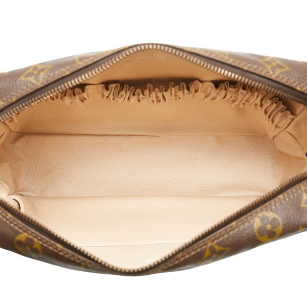 ルイ ヴィトン モノグラム トゥルーストワレット 28 セカンドバッグ クラッチバッグ M47522 ブラウン PVC レディース LOUIS VUITTON 【中古】