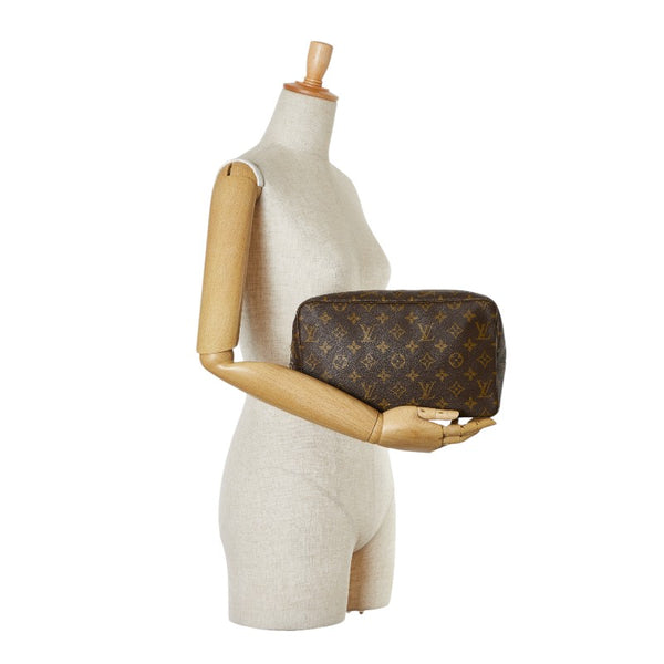 ルイ ヴィトン モノグラム トゥルーストワレット 28 セカンドバッグ クラッチバッグ M47522 ブラウン PVC レディース LOUIS VUITTON 【中古】