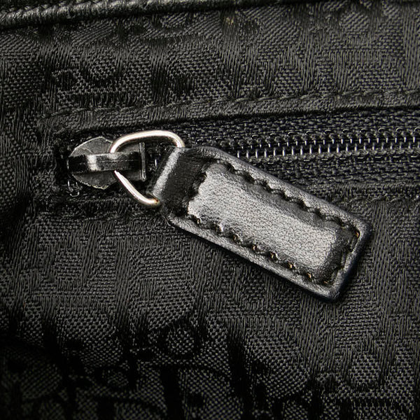 ディオール カナージュ レディディオール ハンドバッグ ブラック レザー レディース Dior 【中古】