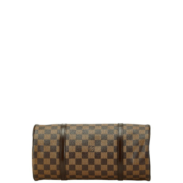 ルイ ヴィトン ダミエ パピヨン30 ハンドバッグ N51303 ブラウン PVC レザー レディース LOUIS VUITTON 【中古】