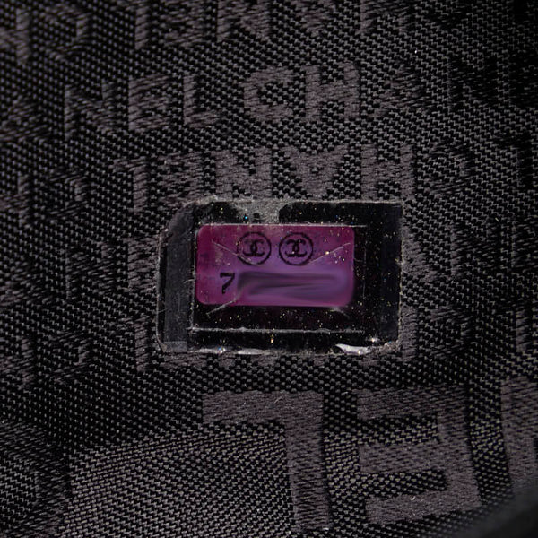 シャネル ココマーク チョコバー ミニボストンバッグ ハンドバッグ ブラック レザー レディース CHANEL 【中古】