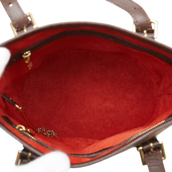 ルイ ヴィトン ダミエ マレ トートバッグ ショルダーバッグ N42240 ブラウン PVC レザー レディース LOUIS VUITTON 【中古】