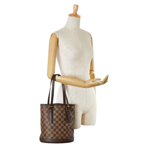 ルイ ヴィトン ダミエ マレ トートバッグ ショルダーバッグ N42240 ブラウン PVC レザー レディース LOUIS VUITTON 【中古】