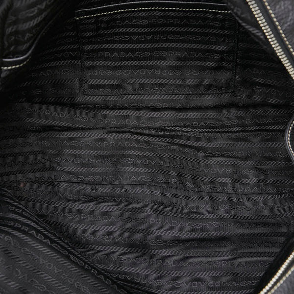 プラダ ハンドバッグ ミニボストンバッグ BN1011 ブラック レザー レディース PRADA 【中古】