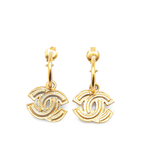 シャネル ココマーク ピアス ゴールド メッキ レディース CHANEL 【中古】