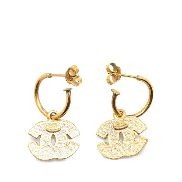 シャネル ココマーク ピアス ゴールド メッキ レディース CHANEL 【中古】