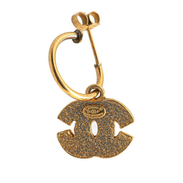 シャネル ココマーク ピアス ゴールド メッキ レディース CHANEL 【中古】