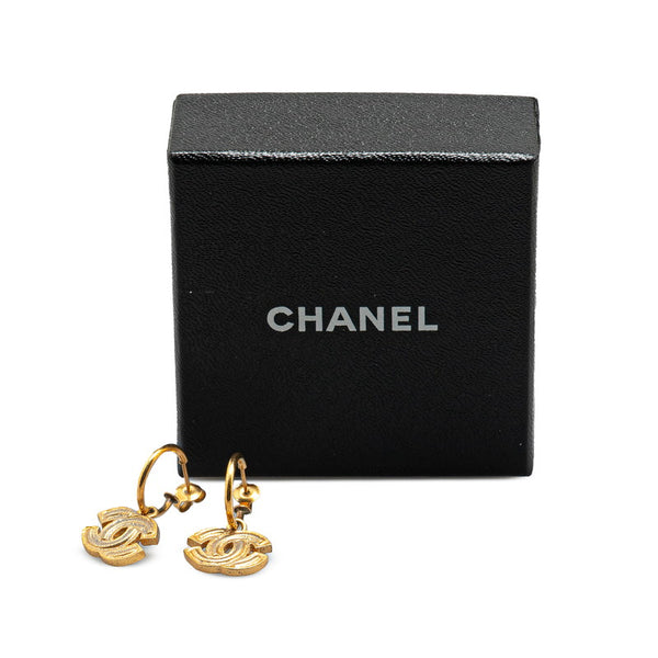 シャネル ココマーク ピアス ゴールド メッキ レディース CHANEL 【中古】