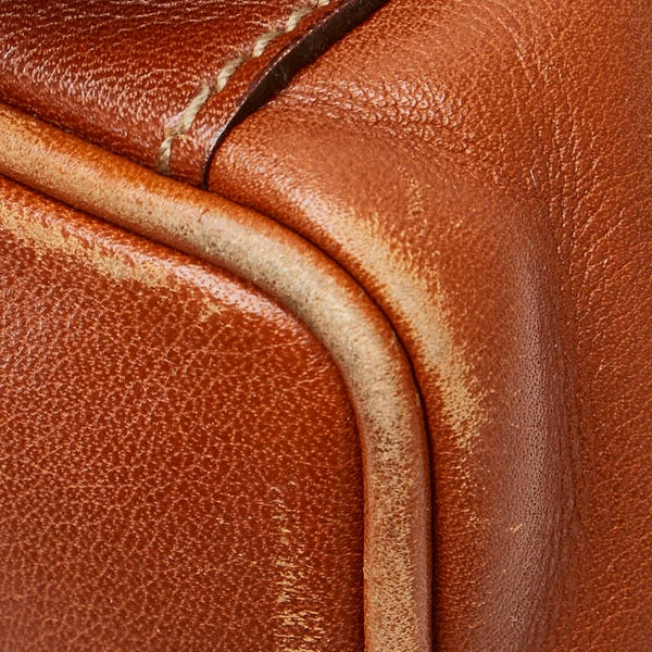 グッチ バンブー リュック バックパック 003 2058 0030 ブラウン レザー レディース GUCCI 【中古】