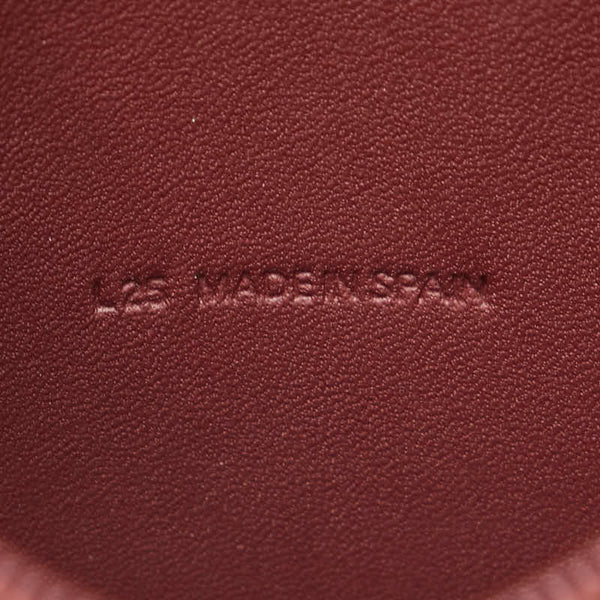 カルティエ マストライン コインケース ワインレッド ボルドー レザー レディース CARTIER 【中古】