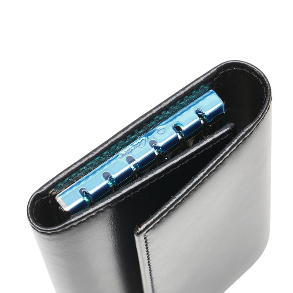 カルティエ 6連 キーケース ブラック レザー メンズ CARTIER 【中古】