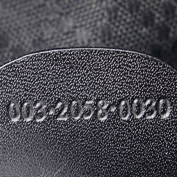 グッチ バンブー リュック バックパック 003 2058 0030 ブラック エナメル レディース GUCCI 【中古】