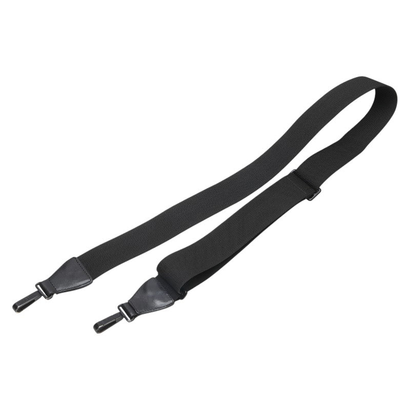 シャネル ショルダーストラップ ブラック ナイロン レザー レディース CHANEL 【中古】