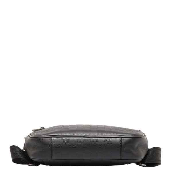 ルイ ヴィトン ダミエ アンフィニ アンブレール  ボディバッグ N41288 ブラック オニキス レザー レディース LOUIS VUITTON 【中古】