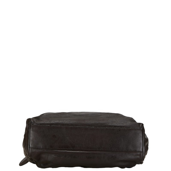 グッチ スーキー ハンドバッグ トートバッグ 211944 ブラウン レザー レディース GUCCI 【中古】