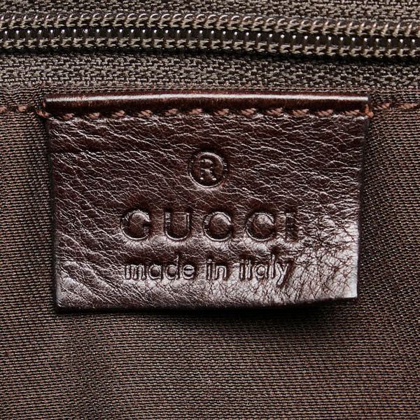グッチ スーキー ハンドバッグ トートバッグ 211944 ブラウン レザー レディース GUCCI 【中古】