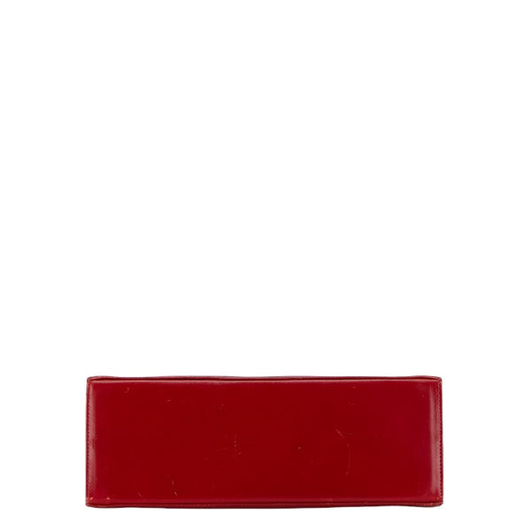 サルヴァトーレフェラガモ ガンチーニ ハンドバッグ ショルダーバッグ 2WAY レッド レザー レディース Salvatore Ferragamo 【中古】