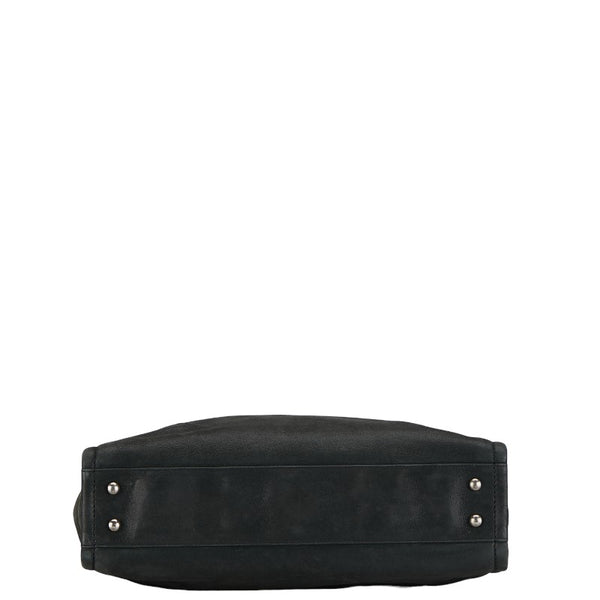 シャネル マトラッセ インザミックス ハンドバッグ ショルダーバッグ ブラック ブラウン レザー レディース CHANEL 【中古】