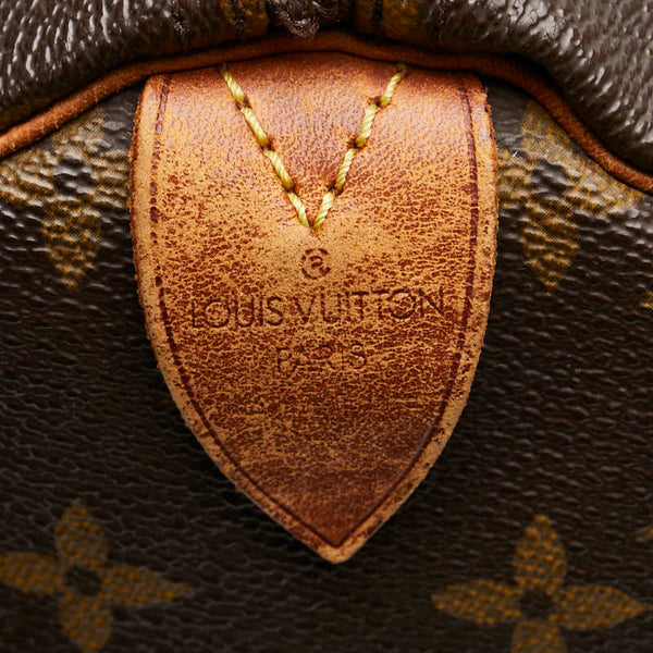 ルイ ヴィトン モノグラム スピーディ30 ハンドバッグ M41526 ブラウン PVC レザー レディース LOUIS VUITTON 【中古】