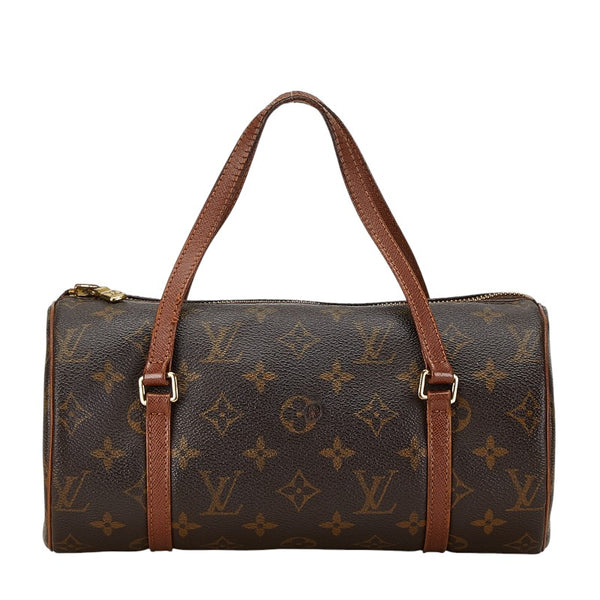 ルイ ヴィトン モノグラム パピヨン26 (旧) ハンドバッグ M51366 ブラウン PVC レザー レディース LOUIS VUITTON 【中古】
