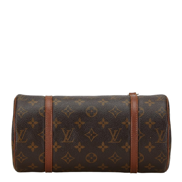 ルイ ヴィトン モノグラム パピヨン26 (旧) ハンドバッグ M51366 ブラウン PVC レザー レディース LOUIS VUITTON 【中古】