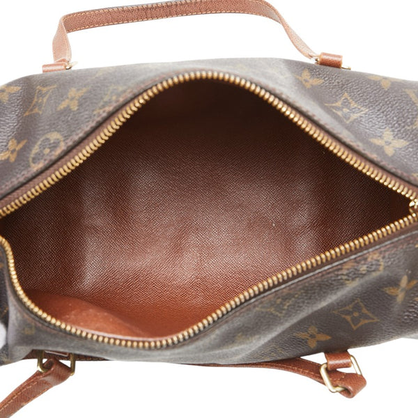ルイ ヴィトン モノグラム パピヨン26 (旧) ハンドバッグ M51366 ブラウン PVC レザー レディース LOUIS VUITTON 【中古】