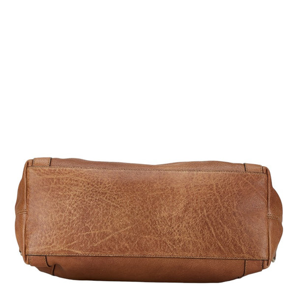 グッチ ミスGG ハンドバッグ ショルダーバッグ 2WAY 323675 ブラウン レザー レディース GUCCI 【中古】