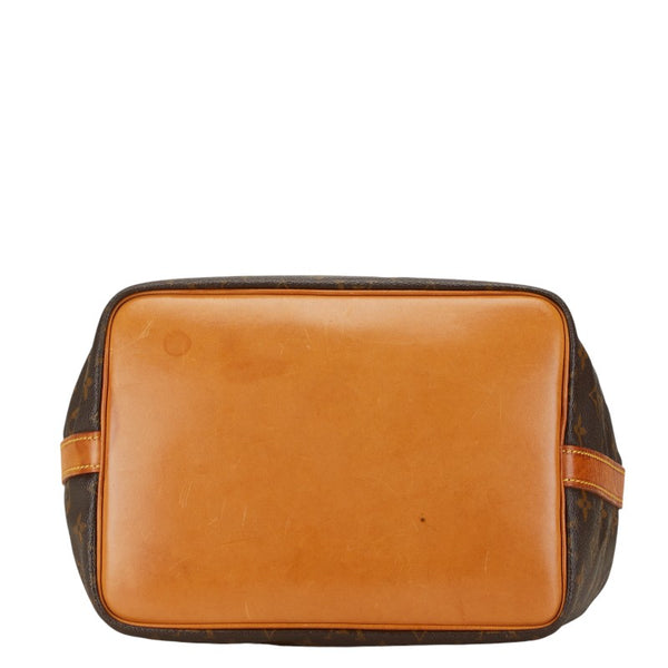 ルイ ヴィトン モノグラム プチノエ  肩掛け ショルダーバッグ M42226 ブラウン PVC レザー レディース LOUIS VUITTON 【中古】