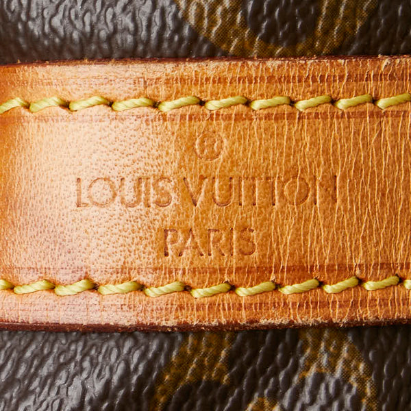 ルイ ヴィトン モノグラム プチノエ  肩掛け ショルダーバッグ M42226 ブラウン PVC レザー レディース LOUIS VUITTON 【中古】