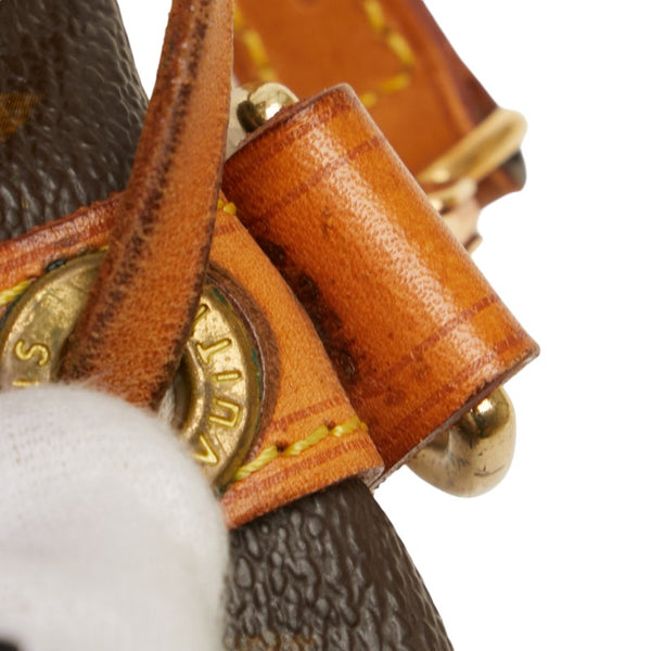 ルイ ヴィトン モノグラム プチノエ  肩掛け ショルダーバッグ M42226 ブラウン PVC レザー レディース LOUIS VUITTON 【中古】