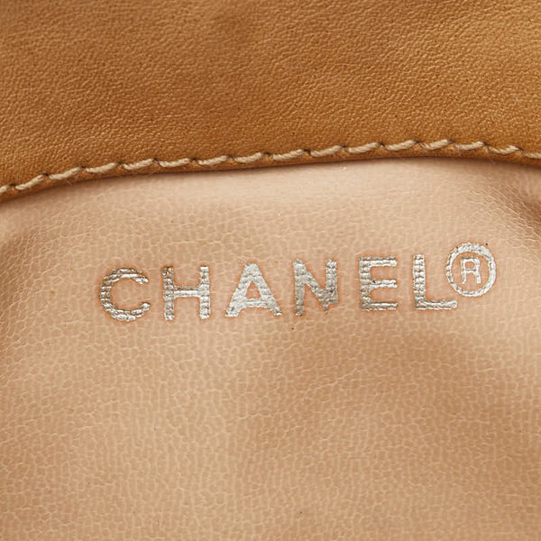 シャネル ココマーク ウエストバッグ ボディバッグ ベージュ ラムスキン レディース CHANEL 【中古】