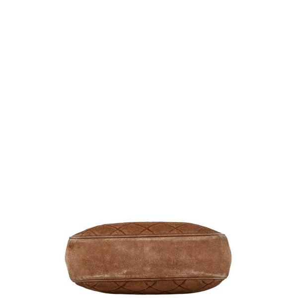 シャネル マトラッセ ココマーク ハンドバッグ トートバッグ ブラウン スウェット レディース CHANEL 【中古】