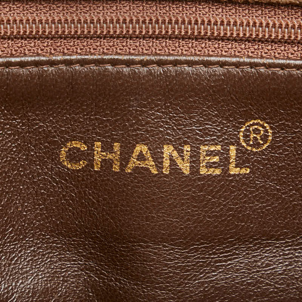 シャネル マトラッセ ココマーク ハンドバッグ トートバッグ ブラウン スウェット レディース CHANEL 【中古】