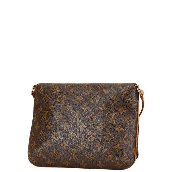 ルイ ヴィトン モノグラム ミュゼット タンゴ ショート ショルダーバッグ M51257 ブラウン PVC レザー レディース LOUIS VUITTON 【中古】