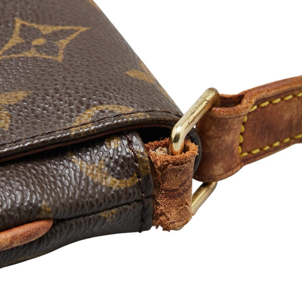 ルイ ヴィトン モノグラム ミュゼット タンゴ ショート ショルダーバッグ M51257 ブラウン PVC レザー レディース LOUIS VUITTON 【中古】