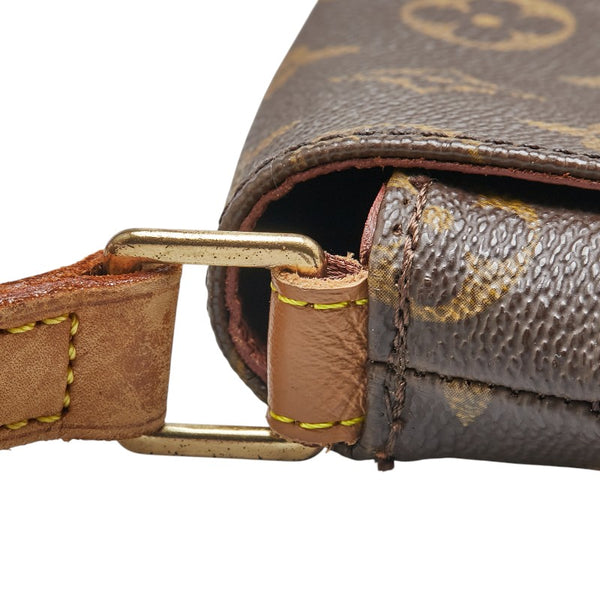 ルイ ヴィトン モノグラム ミュゼット タンゴ ショート ショルダーバッグ M51257 ブラウン PVC レザー レディース LOUIS VUITTON 【中古】