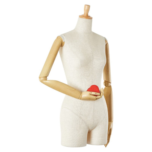 エルメス トゥッティ フルッティ イチゴ ストロベリー コインケース レッド オーストリッチ レディース HERMES 【中古】