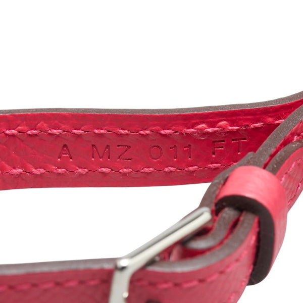 エルメス コリエドシアン アノー キーホルダー キーリング ピンク ヴォーエプソン レディース HERMES 【中古】