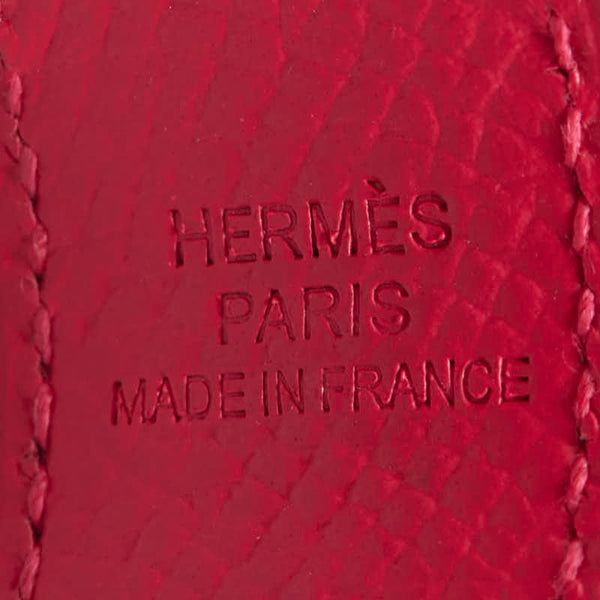 エルメス コリエドシアン アノー キーホルダー キーリング ピンク ヴォーエプソン レディース HERMES 【中古】