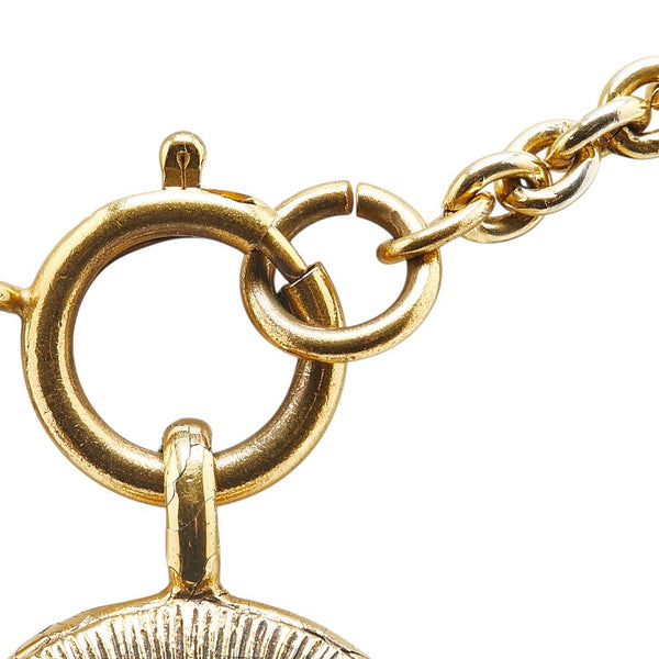 シャネル ココマーク チェーン ネックレス ゴールド メッキ レディース CHANEL 【中古】