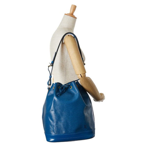 ルイ ヴィトン エピ ノエ ショルダーバッグ M44005 トレドブルー レザー レディース LOUIS VUITTON 【中古】