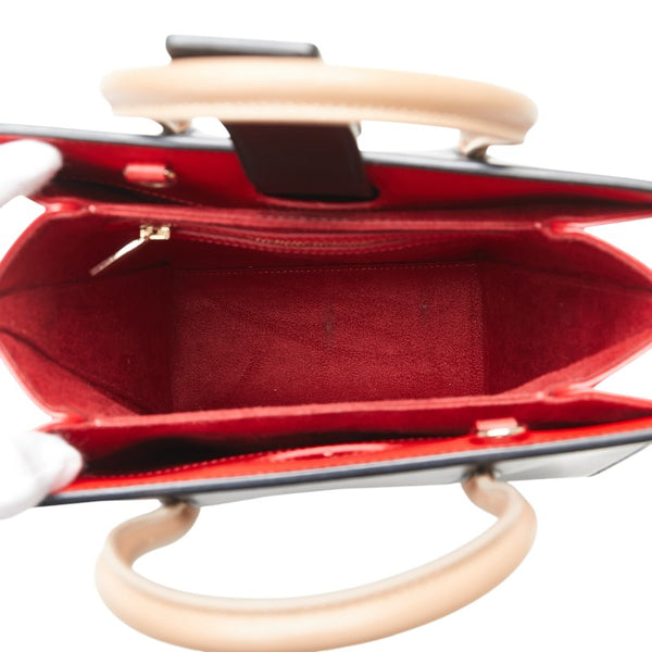 クリスチャンルブタン パロマ スモール スパイクスタッズ ハンドバッグ ショルダーバッグ 2WAY ブラック レッド マルチカラー レザー パテントレザー レディース Christian Louboutin 【中古】